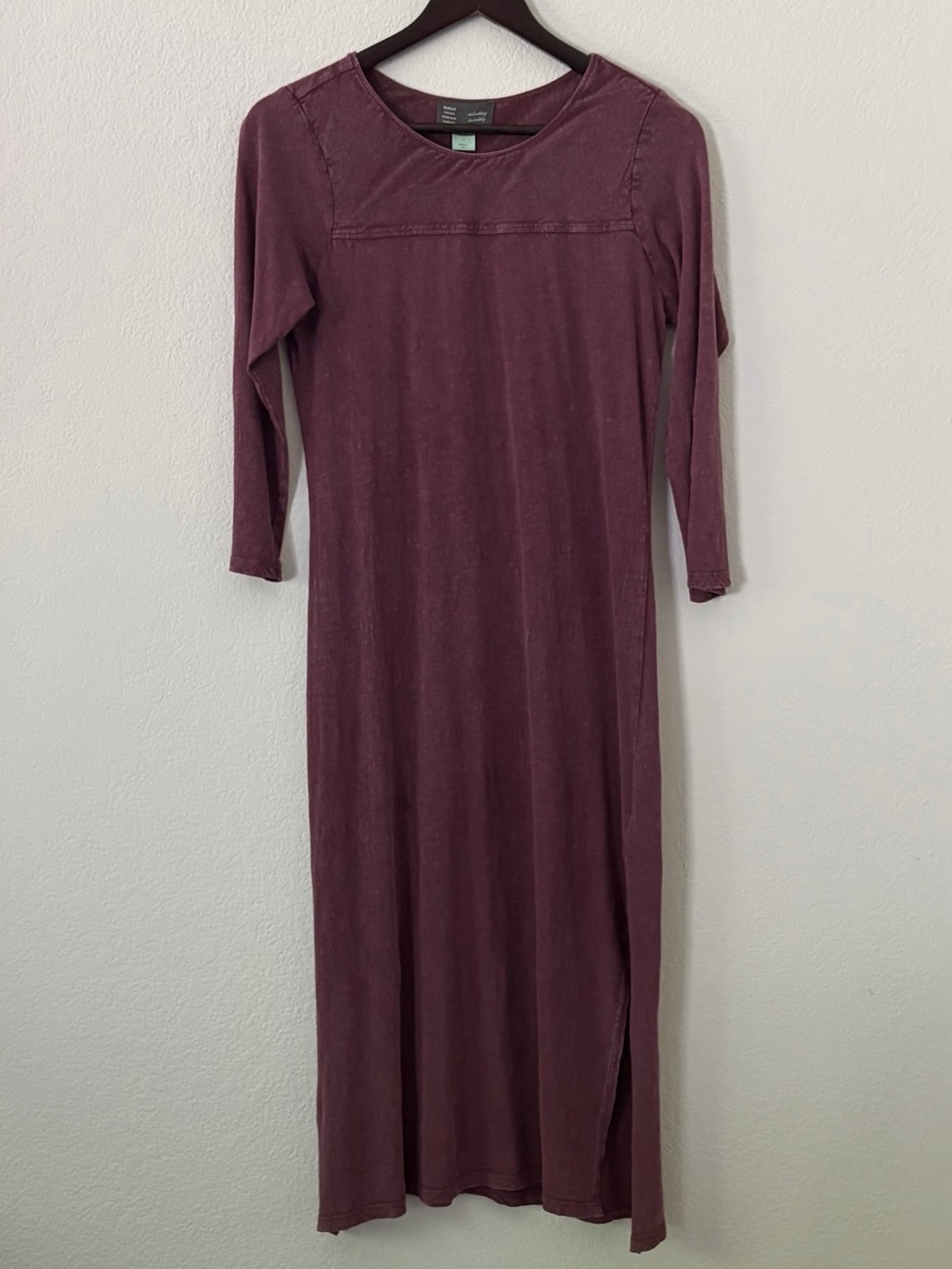 Anthropologie Saturday/Sunday Plum Long Sleeve Dress EUC Size Small